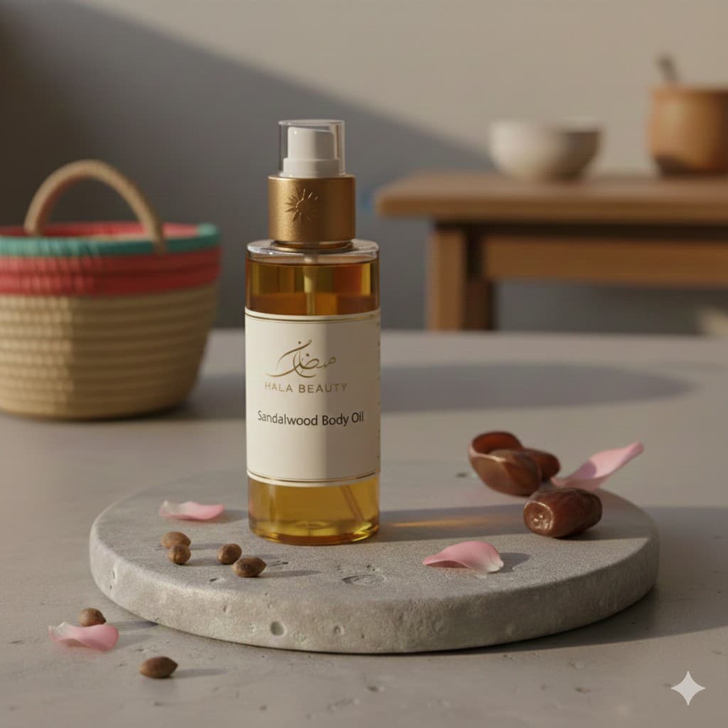 زيت الجسم بالصندل